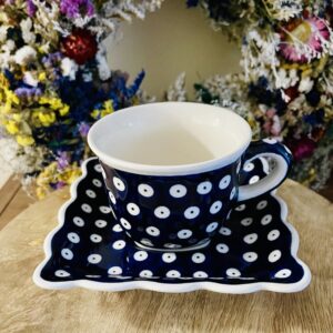 filizanka i spodek ceramika Boleslawiec