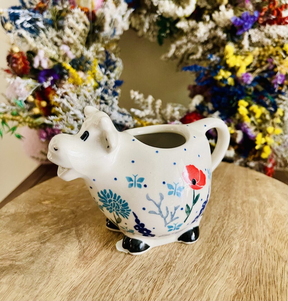 mlecznik krowa ceramika Boleslawiec