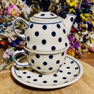 zestaw do herbaty ceramika Boleslawiec