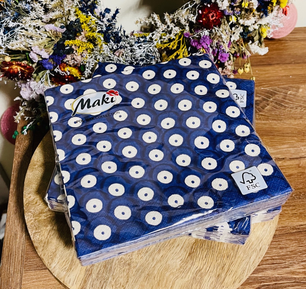 serwetki papierowe kropka Boleslawiec