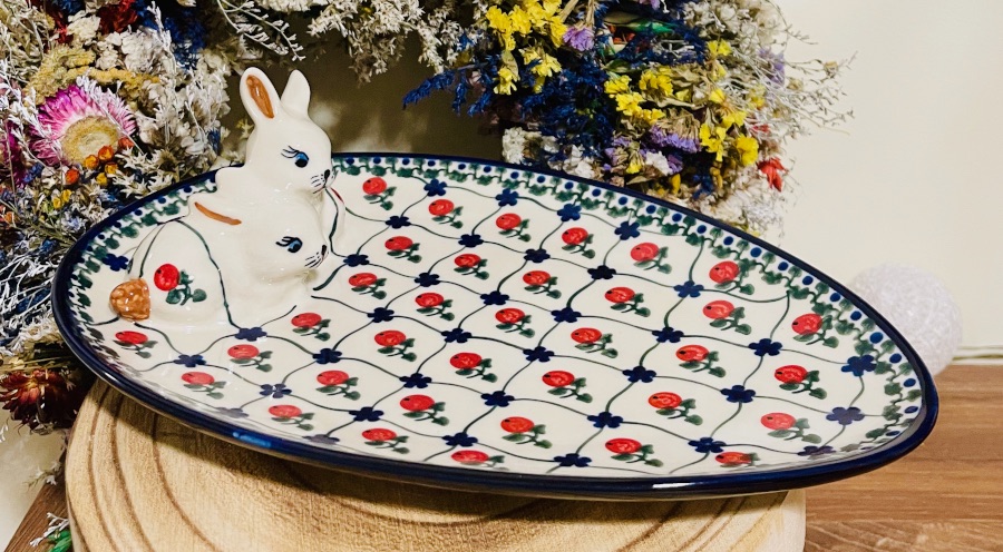 talerz wielkanoc Boleslawiec