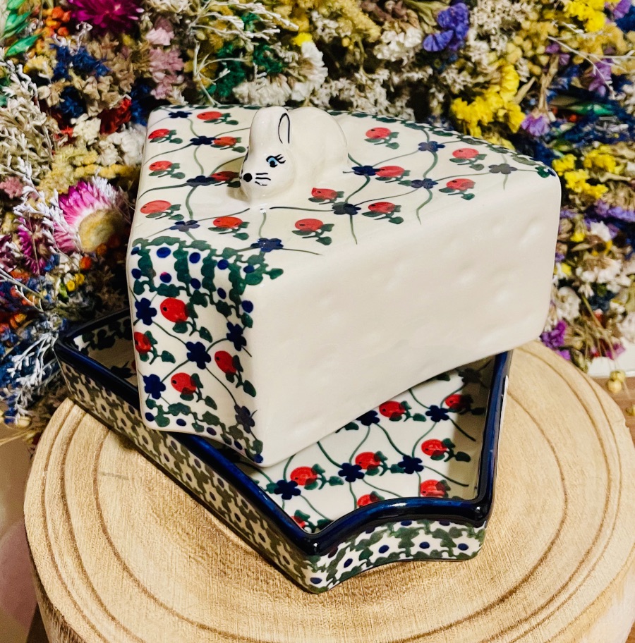 serownica ceramika Boleslawiec