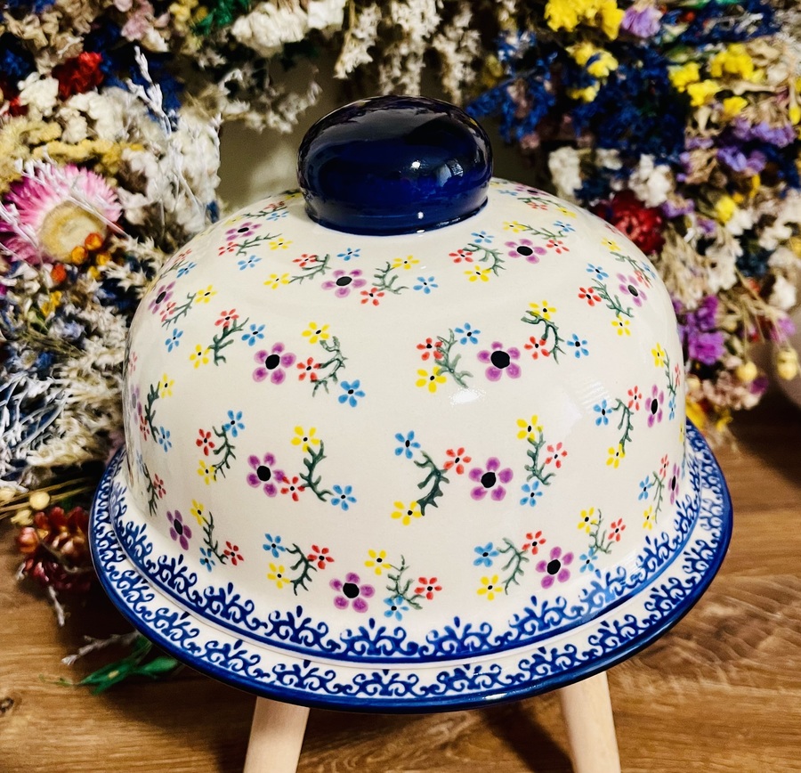 talerz z pokrywa Boleslawiec