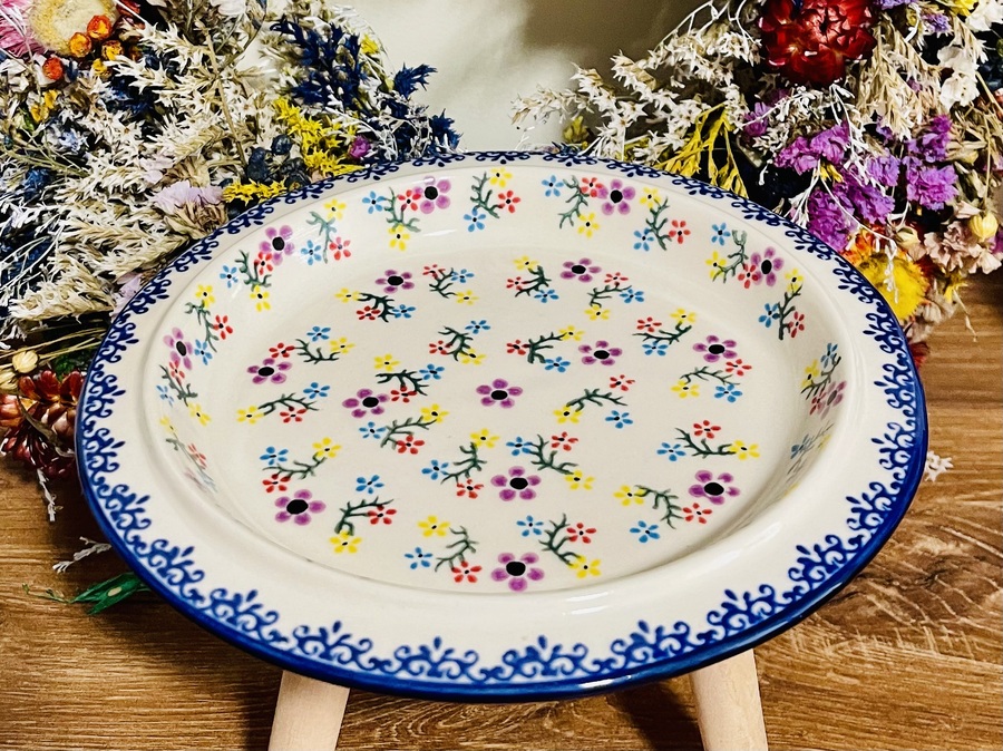 talerz z pokrywa Boleslawiec