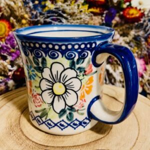 kubek unika ceramika Boleslawiec