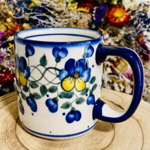 kubek 400 ml unikat ceramika Boleslawiec