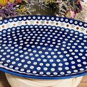 talerz 35 cm ceramika Boleslawiec