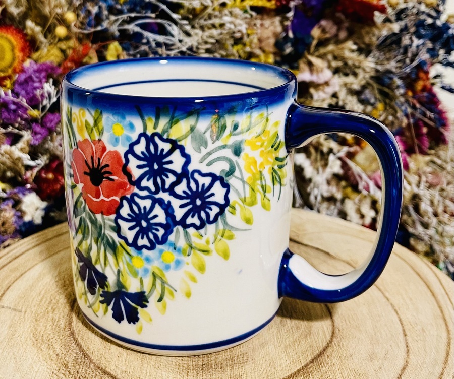 kubek unikat ceramika Boleslawiec