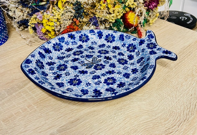 talerz ryba ceramika Boleslawiec