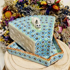 pojemnik z pokrywą ceramika Boleslawiec