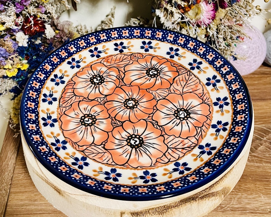 talerz unikat ceramika Boleslawiec