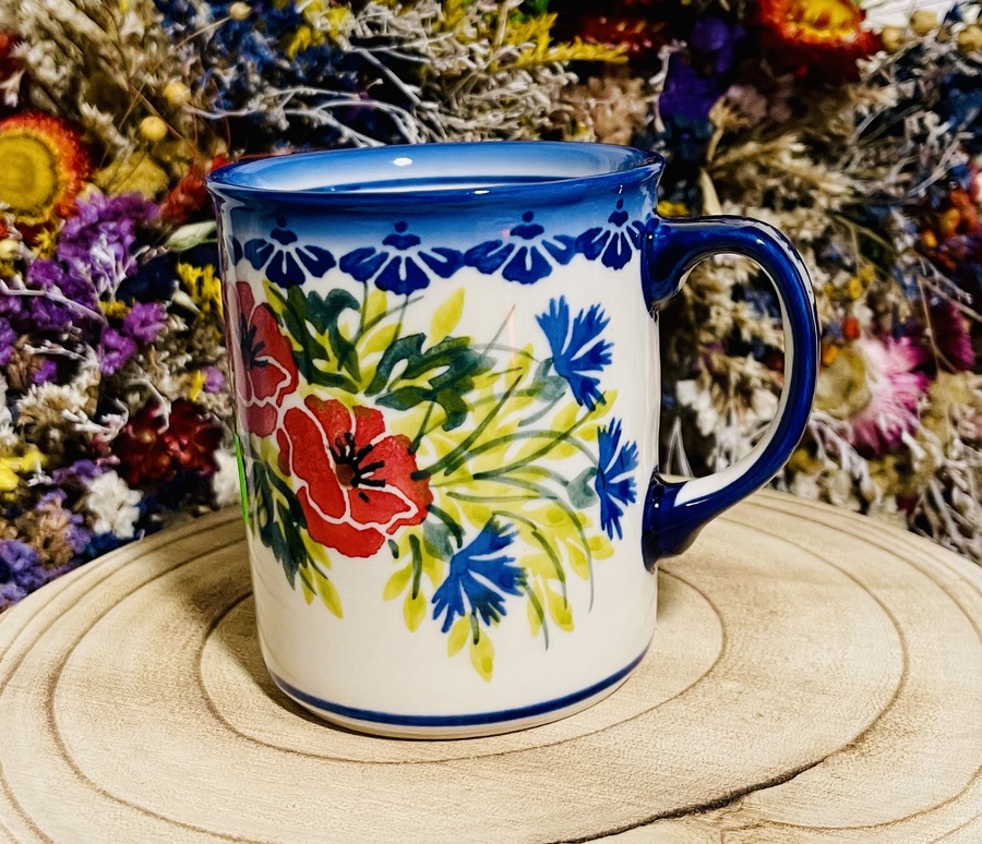 kubek unikat ceramika Boleslawiec