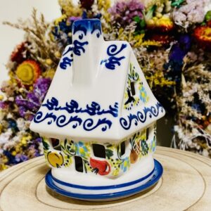 domek lampion ceramika Boleslawiec