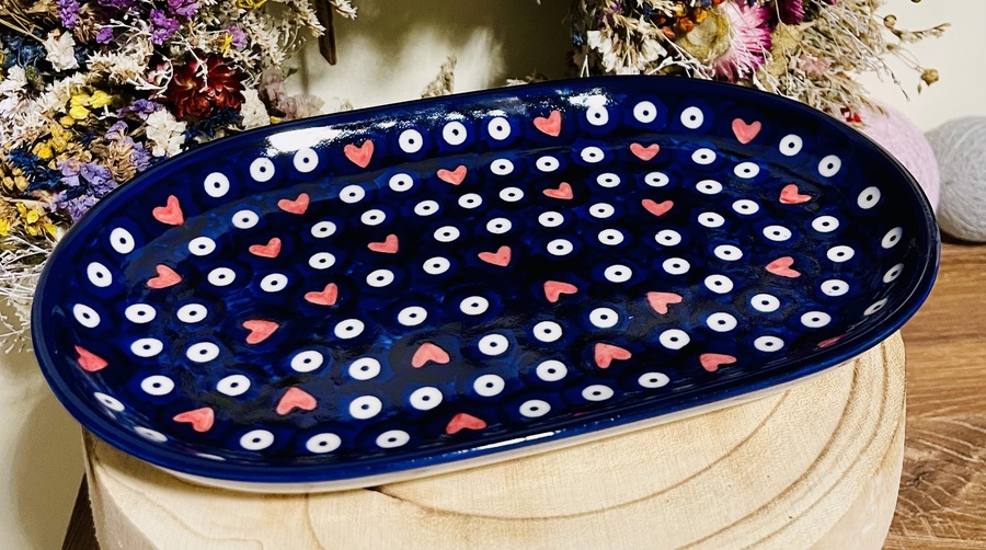 talerz unikat ceramika Boleslawiec