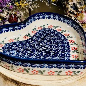 zapiek serce ceramika Boleslawiec