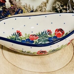 miska listek ceramika Boleslawiec