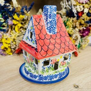 domek lampion ceramika Boleslawiec