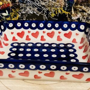 miska serce ceramika Boleslawiec