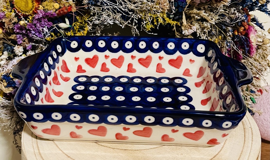 miska serce ceramika Boleslawiec
