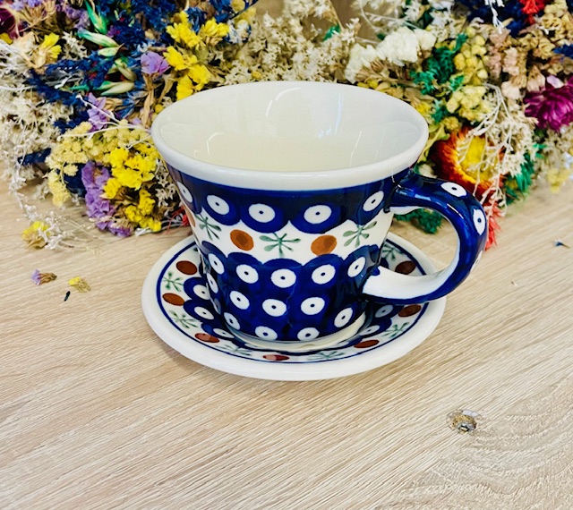 zestaw do herbaty ceramika Boleslawiec