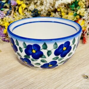 miska bratki ceramika Boleslawiec