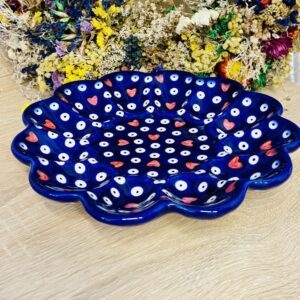 talerz na jajka ceramika Boleslawiec