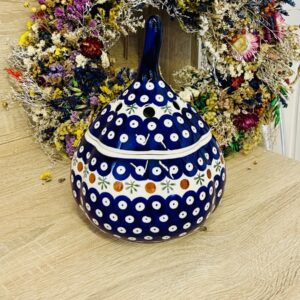 pojemnik na czosnek ważka ceramika Boleslawiec