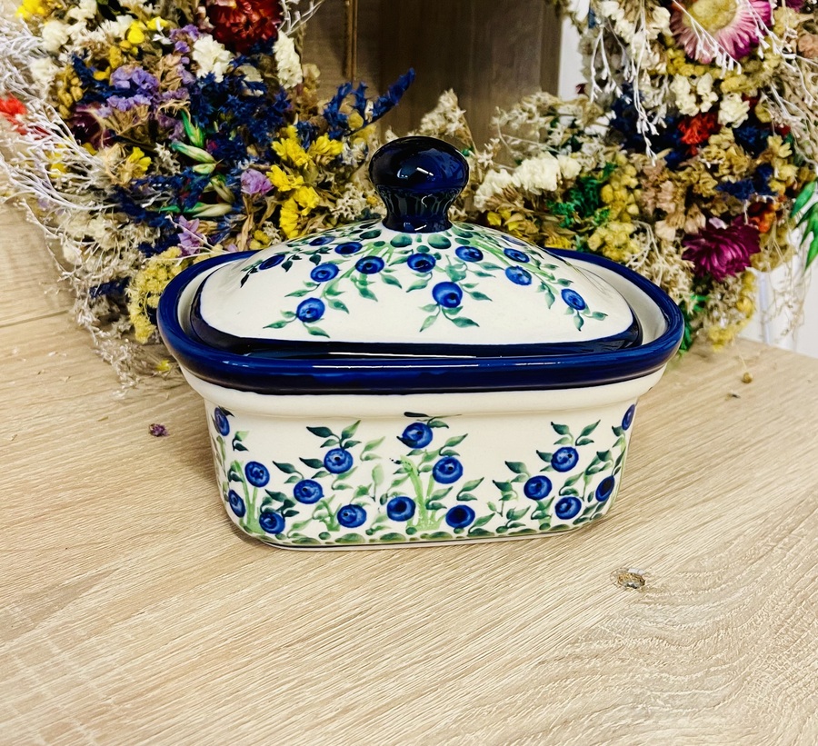 maselnica jagody ceramika Boleslawiec