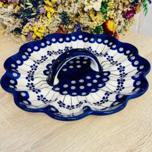 talerz na jajka ceramika Boleslawiec