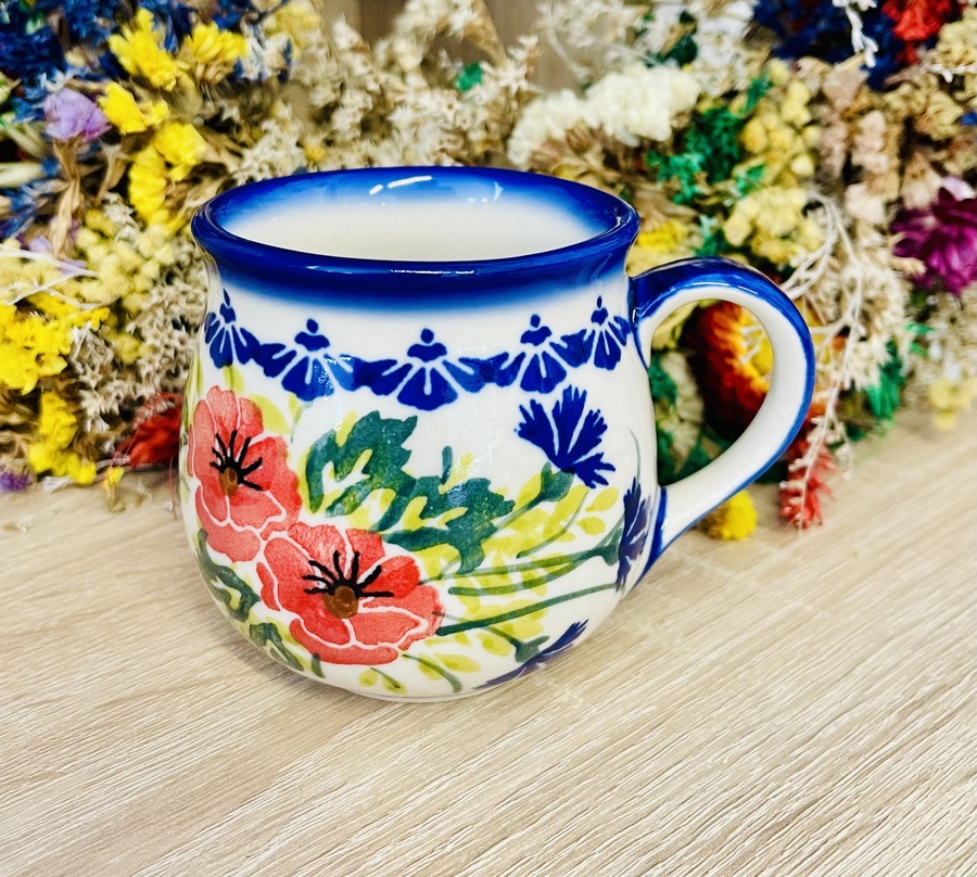 kubek unikat ceramika Boleslawiec