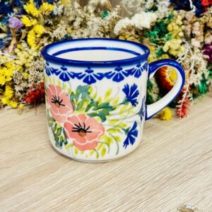 kubek maki ceramika Boleslawiec