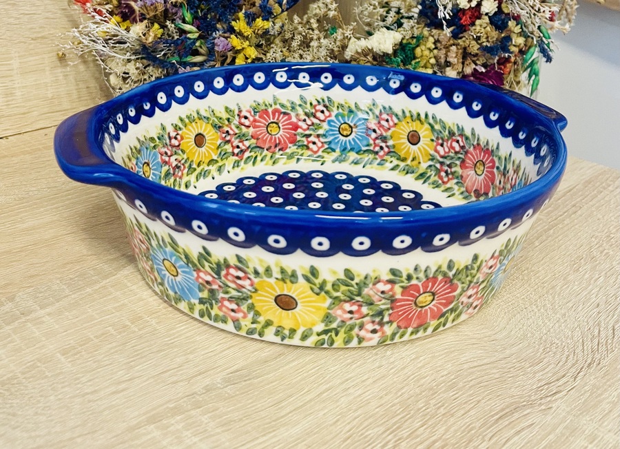 zapiekacz unikat ceramika Boleslawiec