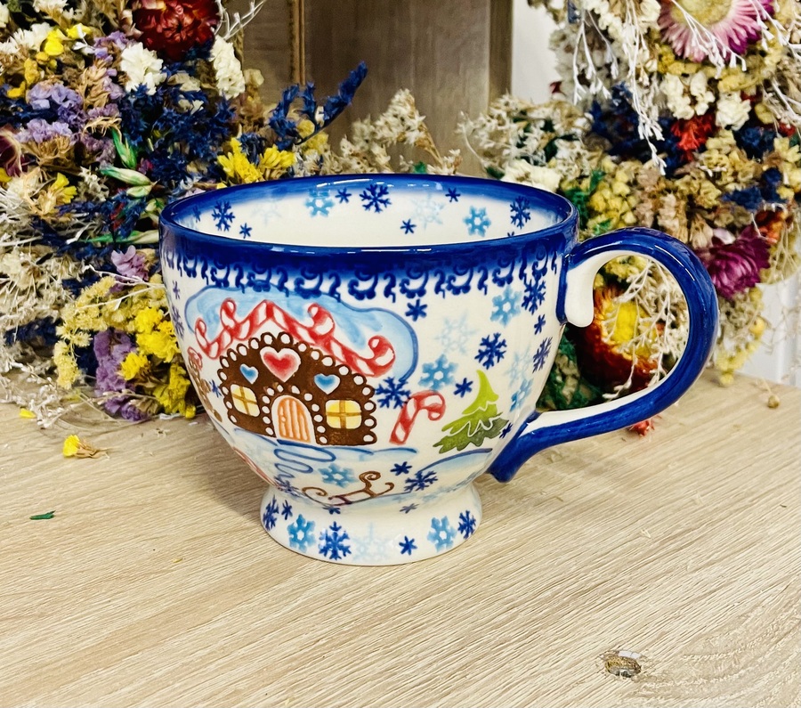 kubek swieta ceramika Boleslawiec