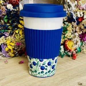 kubek termiczny ceramika Boleslawiec