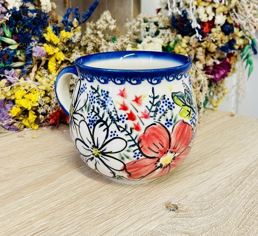 kubek ceramika Boleslawiec