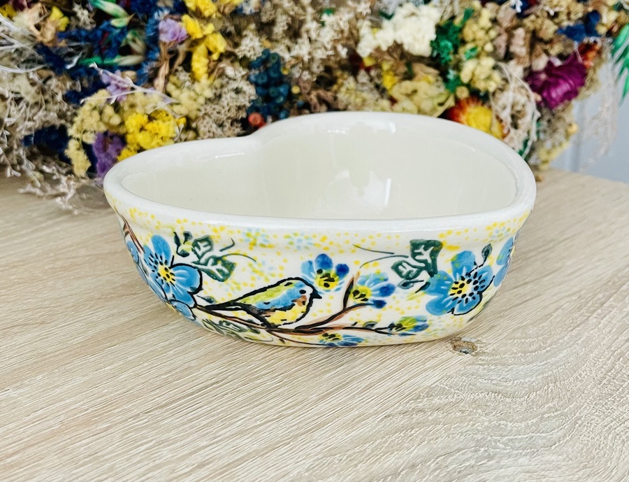 miska serce ceramika Boleslawiec