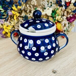 cukiernica kropka ceramika Boleslawiec