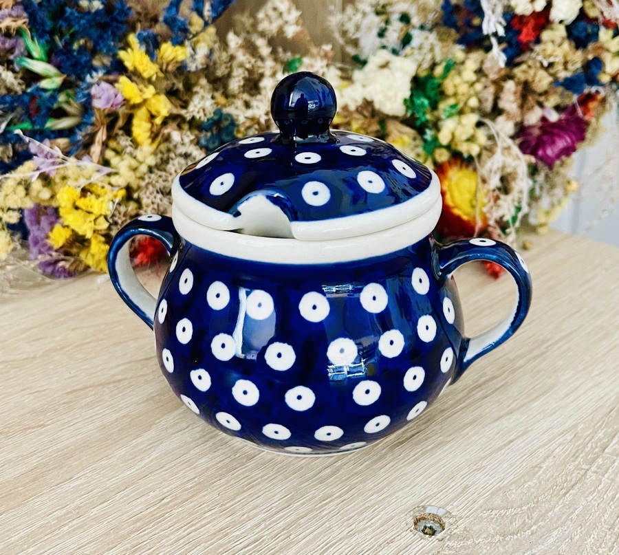 cukiernica kropka ceramika Boleslawiec