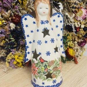 figurka anioł ceramika Bolesławiec