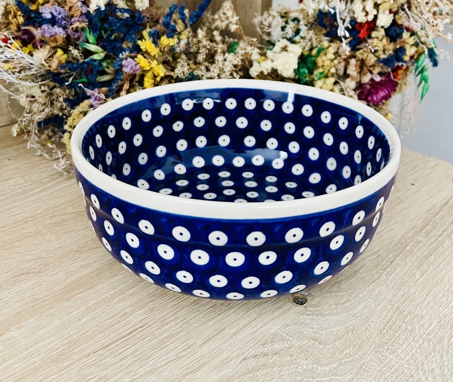 miska kropka ceramika Boleslawiec