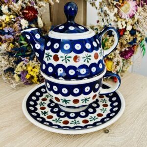 zestaw do herbaty ceramika Boleslawiec