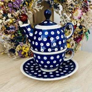 zestaw do herbaty ceramika Boleslawiec