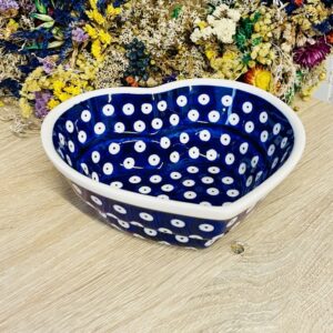 miska serce ceramika Boleslawiec