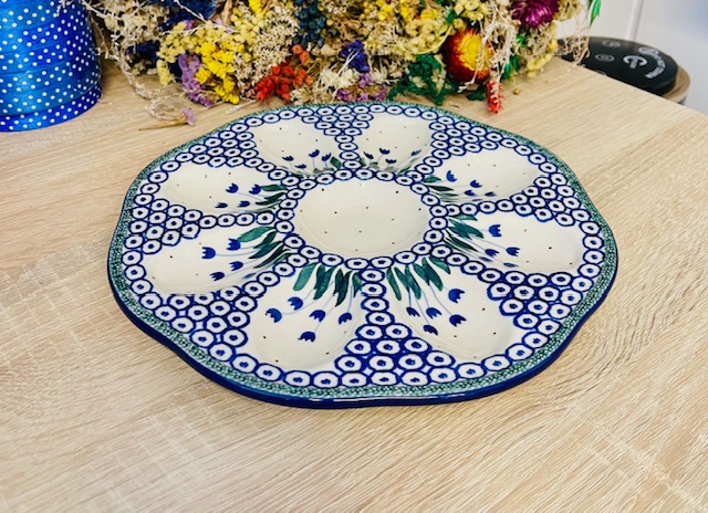 talerz na jajka Ceramika Boleslawiec