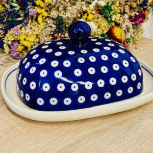 maselnica kropka ceramika Boleslawiec