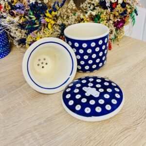 kubek na zioła ceramika Boleslawiec