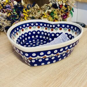 miska serce ceramika Boleslawiec