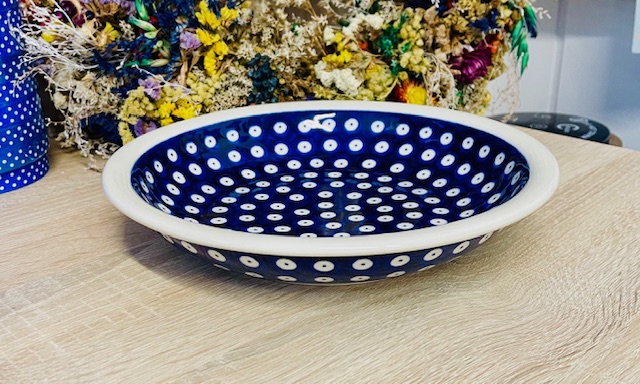 talerz kropka ceramika Boleslawiec