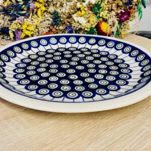 talerz płaski ceramika Boleslawiec