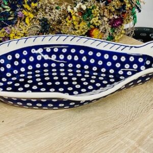 talerz ryba ceramika Boleslawiec